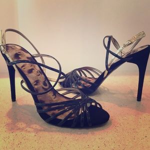 Sam Edelman Black Strappy Sandals sz 8.5